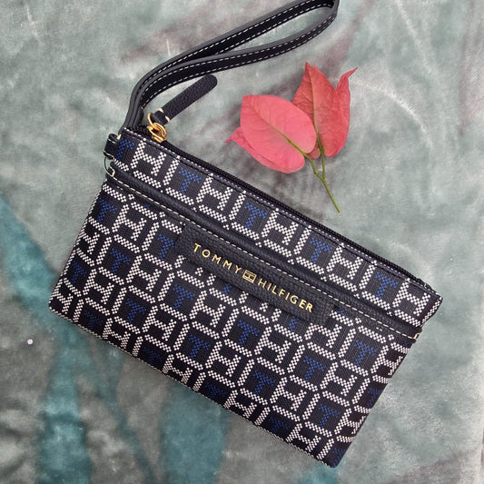 Tommy Hilfiger Wristlet - blue and white