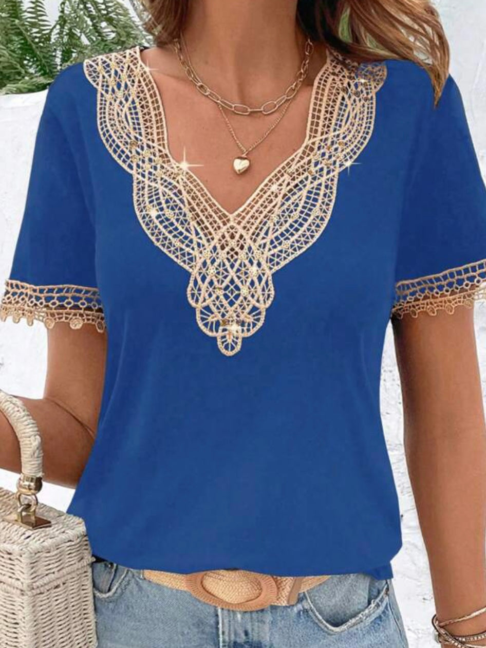 Lace Panel Tee