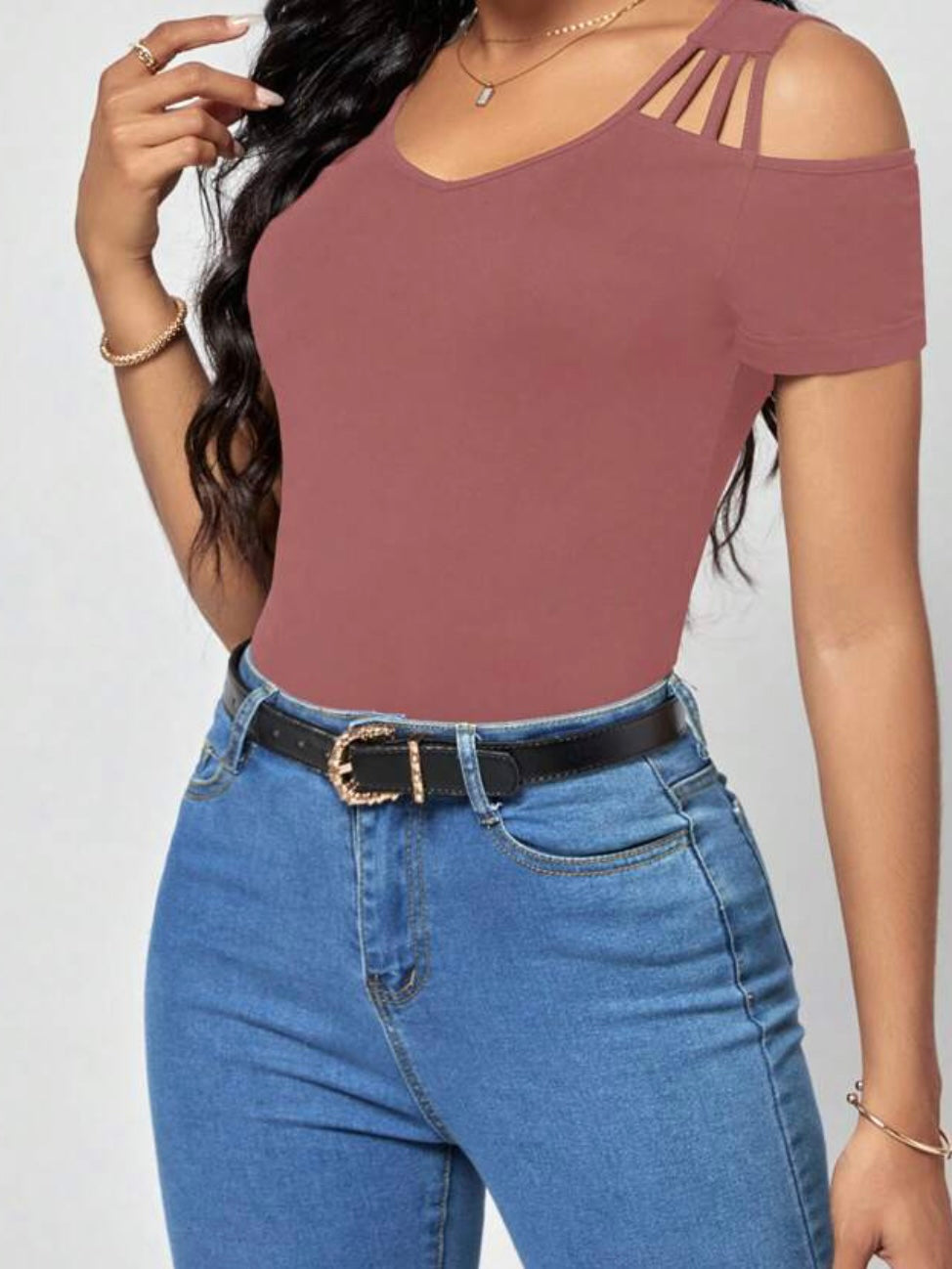Cold Shoulder Tee