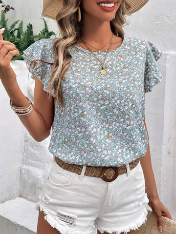 Butterfly Sleeve Blouse