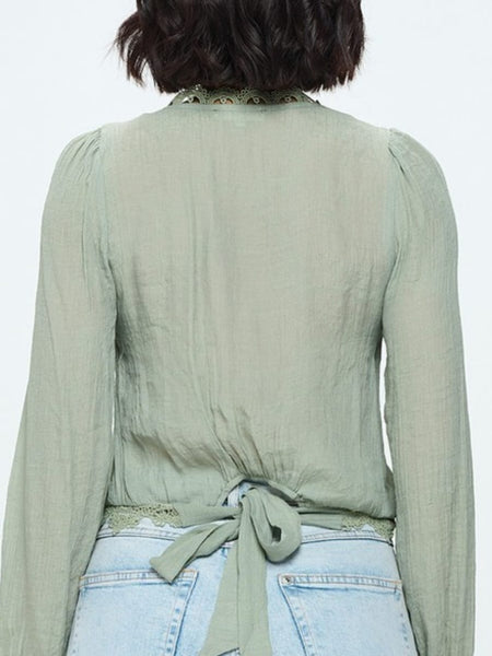 Crochet Lace Trim Top 1