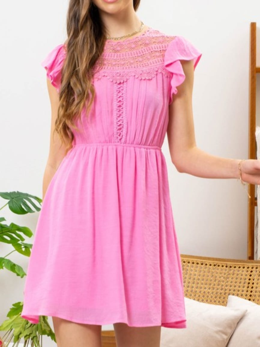Lace Mini Dress
