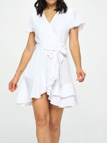 Flutter Sleeve Dress