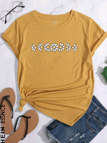 Floral Print Tee