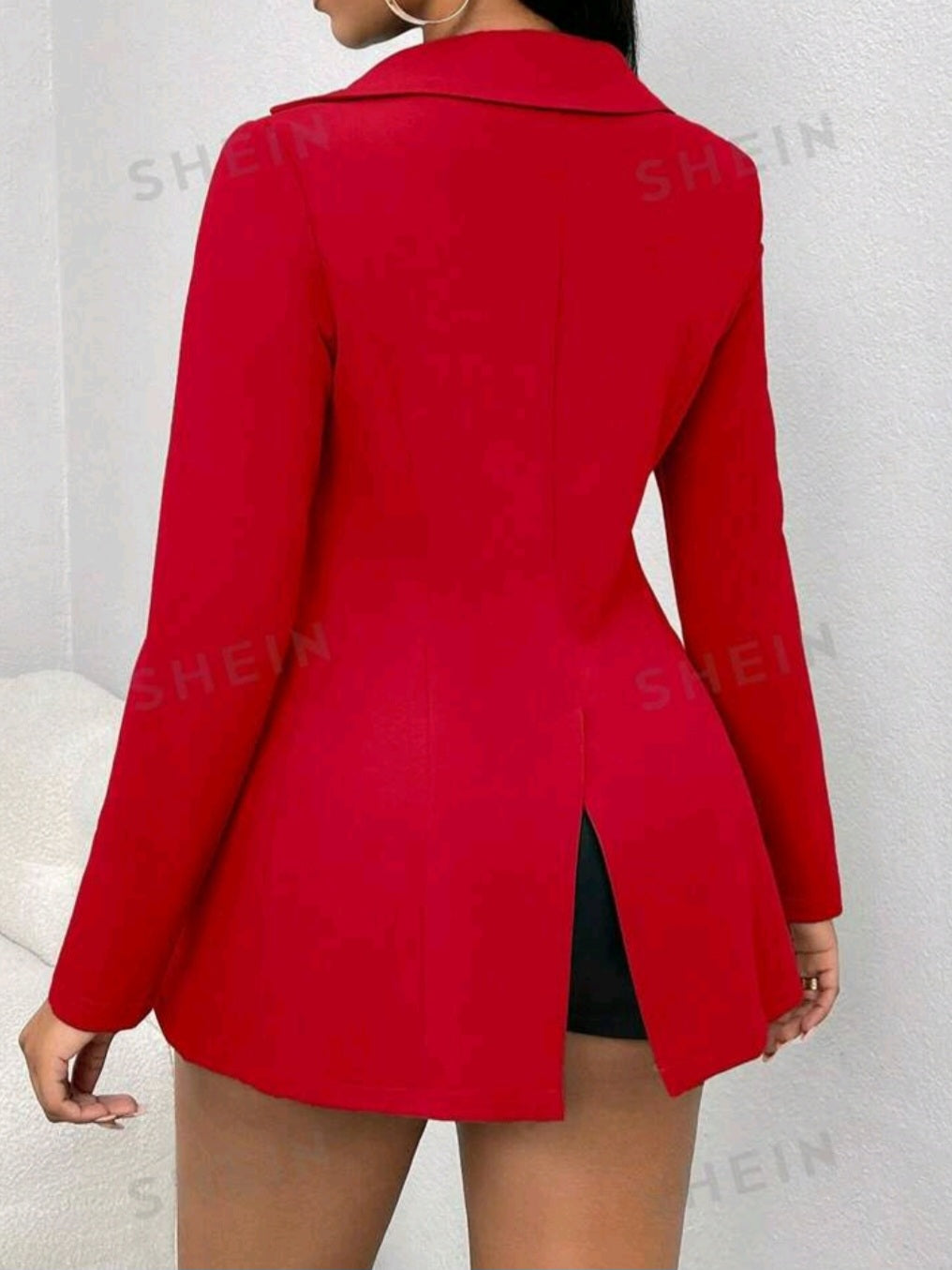 #2649 Lapel Collar Blazer