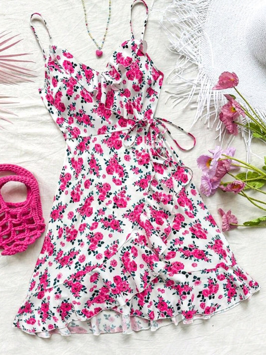 #1014 Romantic Countryside Style Short Dress