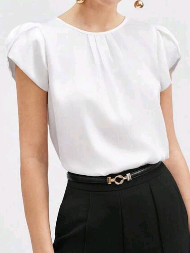 #6232 Round Neck Short Sleeve Shirt