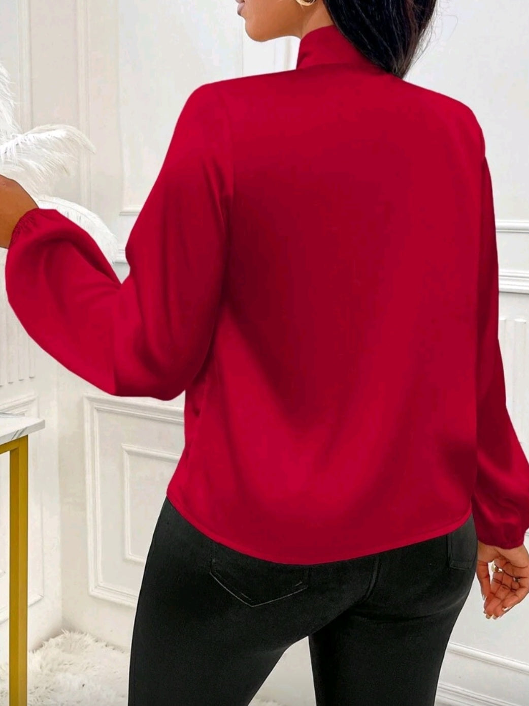 #0890 Elegant Long Sleeve Tops