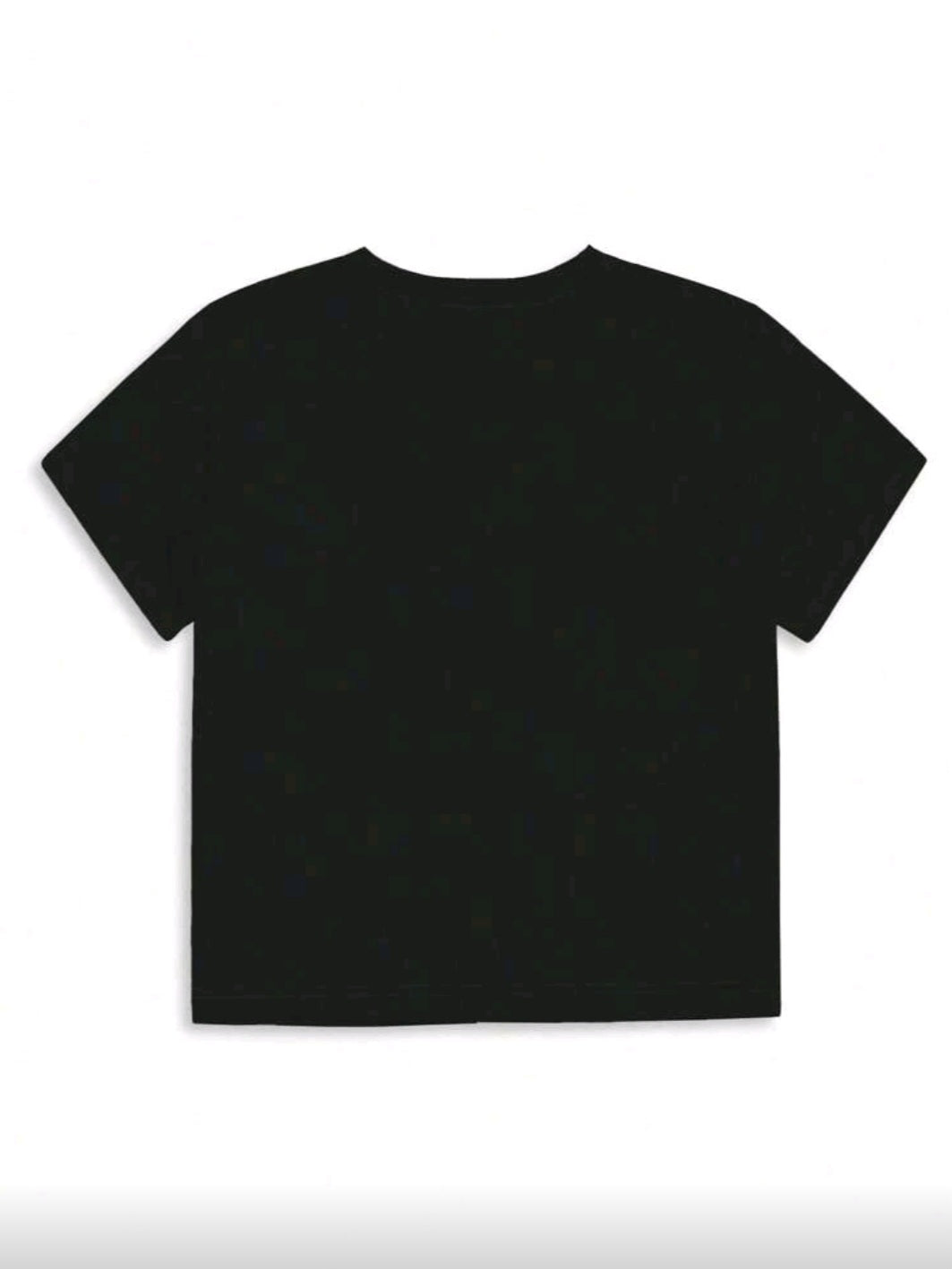 #4239 Leopard Print Heart Graphic T- Shirt