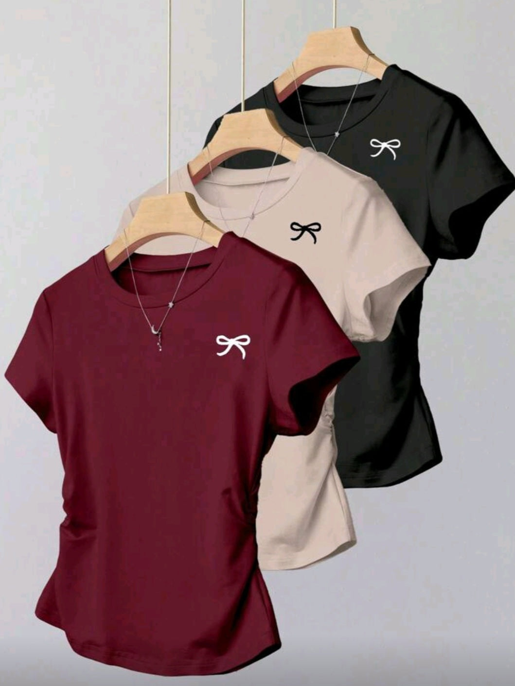 #5952 Cinched Waist T-Shirt