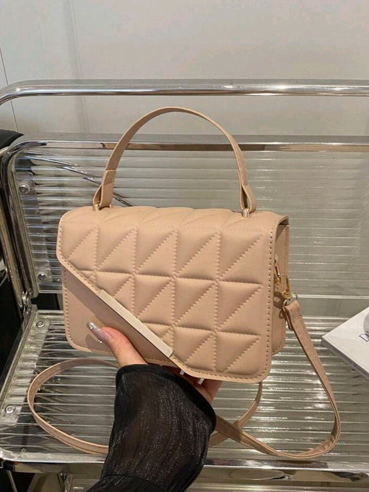 #7852 Fashionable Diamond Embossed Bag