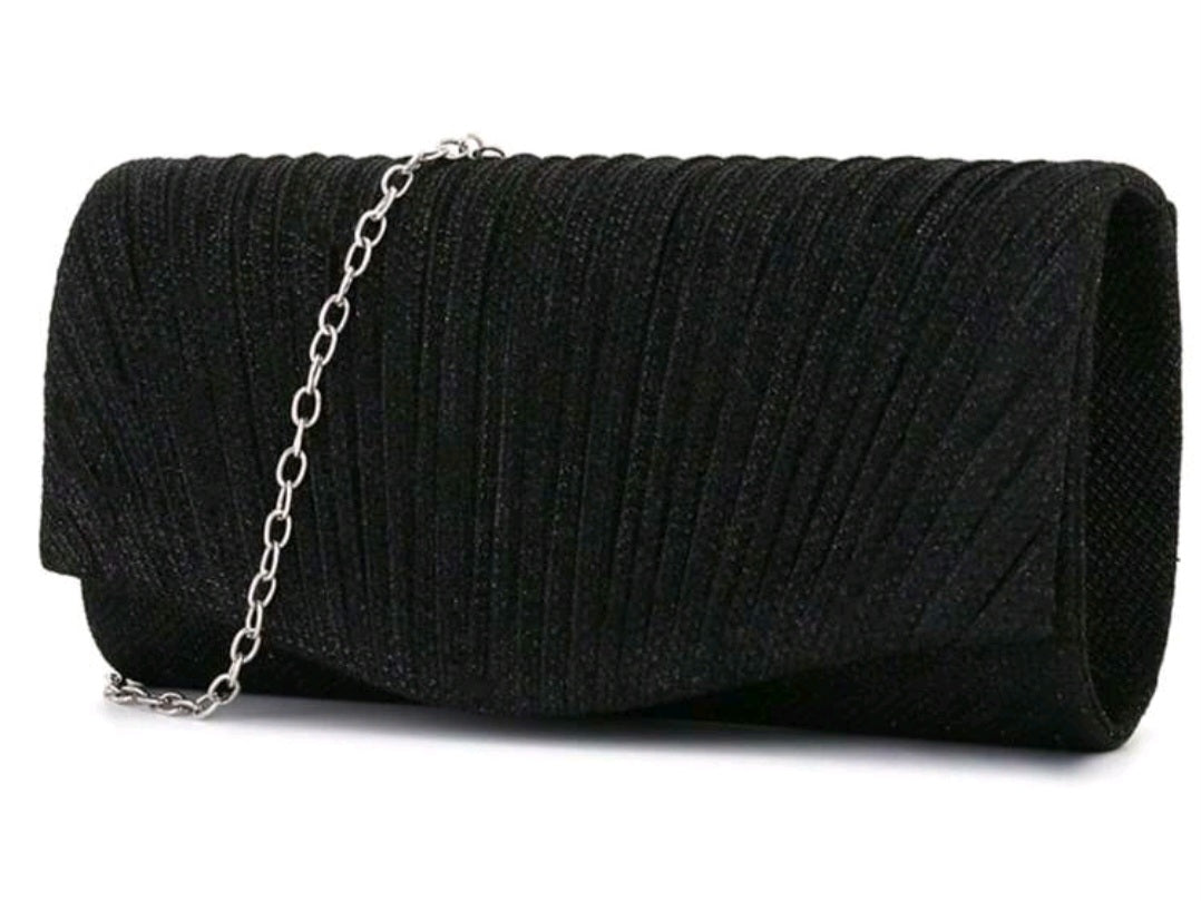 #2891 Glitter Envelope Clutch Bag