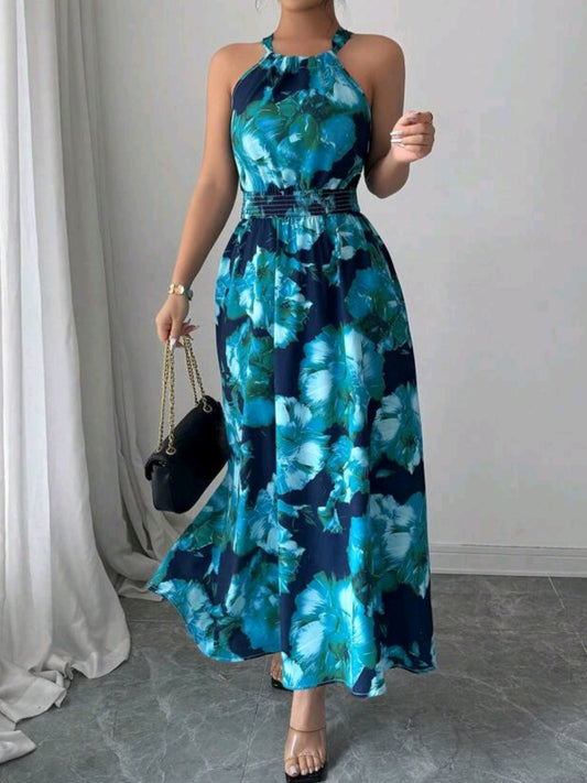 #5581 Elegant Sleeveless Long Dress