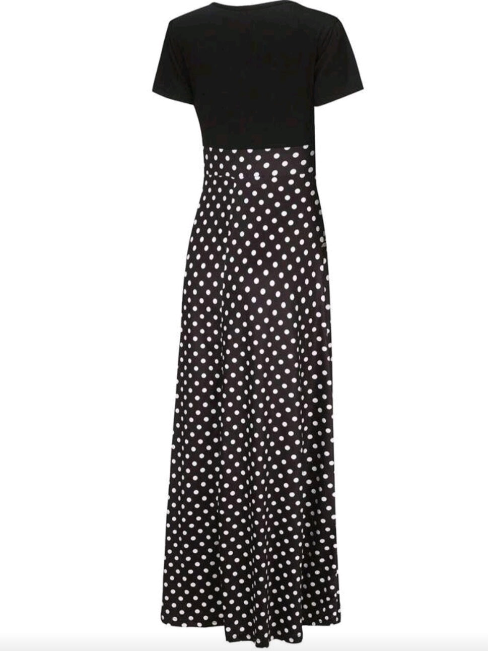 #9359 Polka Dot Print A-line Dress
