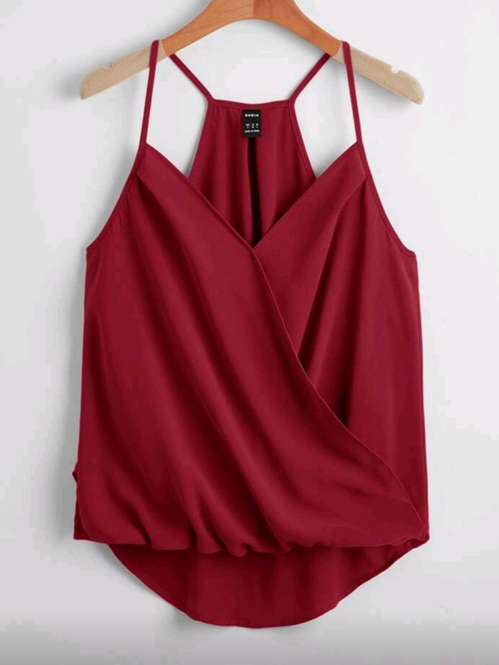 TT- #7054 Fold Pleated Top