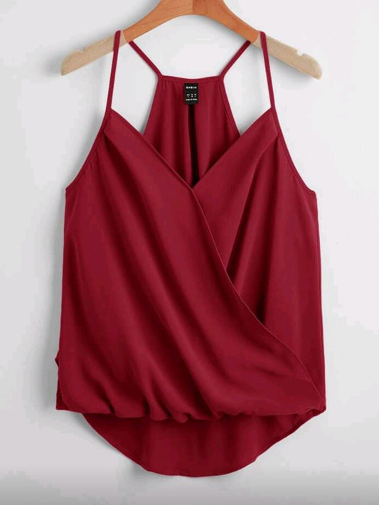 TT- #7054 Fold Pleated Top