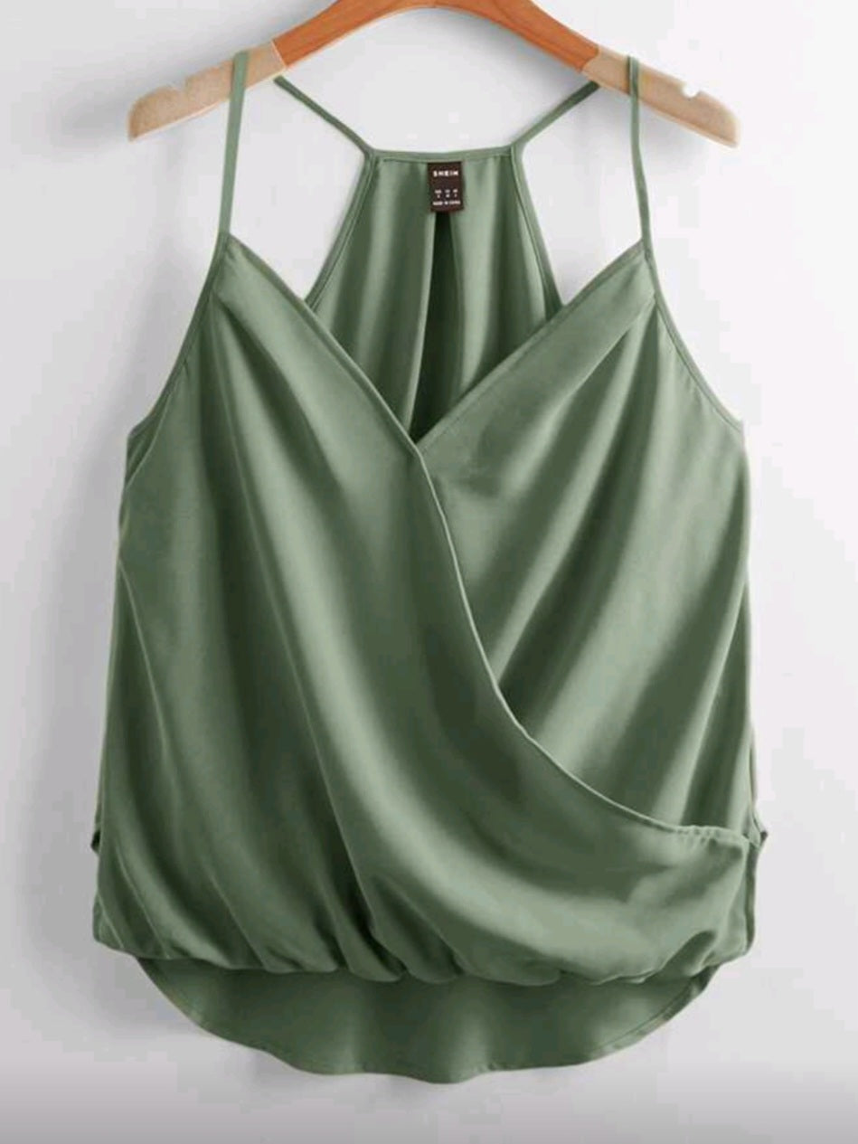 TT- #0093 Wrap Front Cami Top