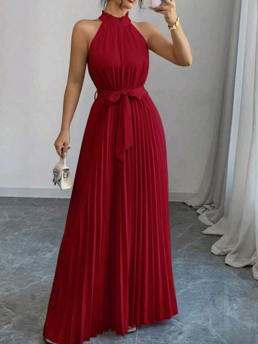 #3272 Waist A-Line Elegant Romantic Dress