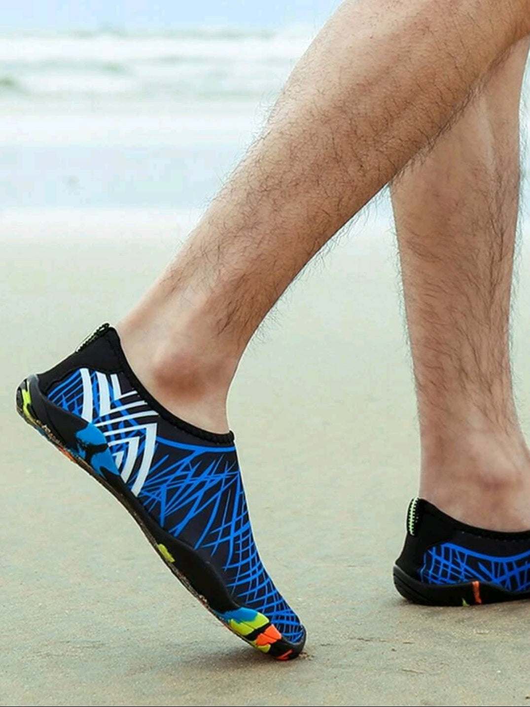 Men Aqua Socks Swimming Beach Shoes ( Size 11 )