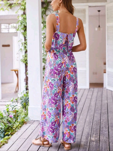 Wide Leg Cami Jumpsuit