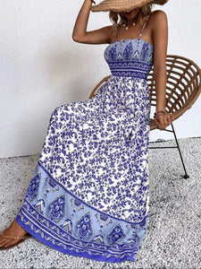 Shirred Maxi Cami Dress