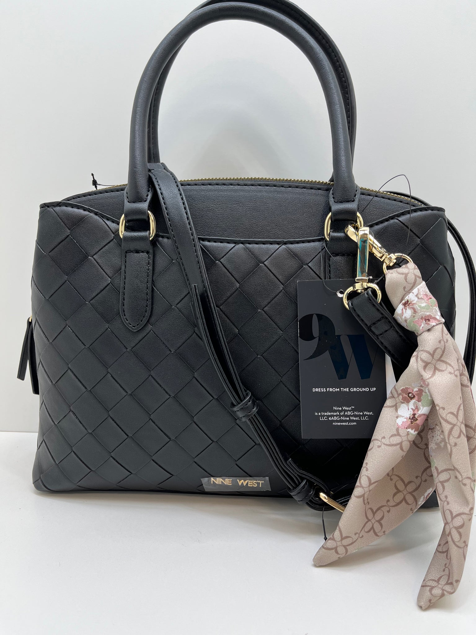 Nine West Handbag with top zipper