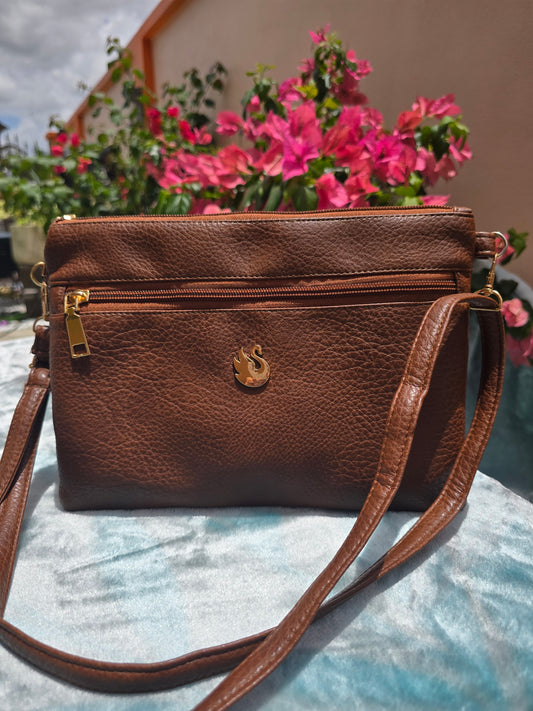Double Zipper Crossbody Bag