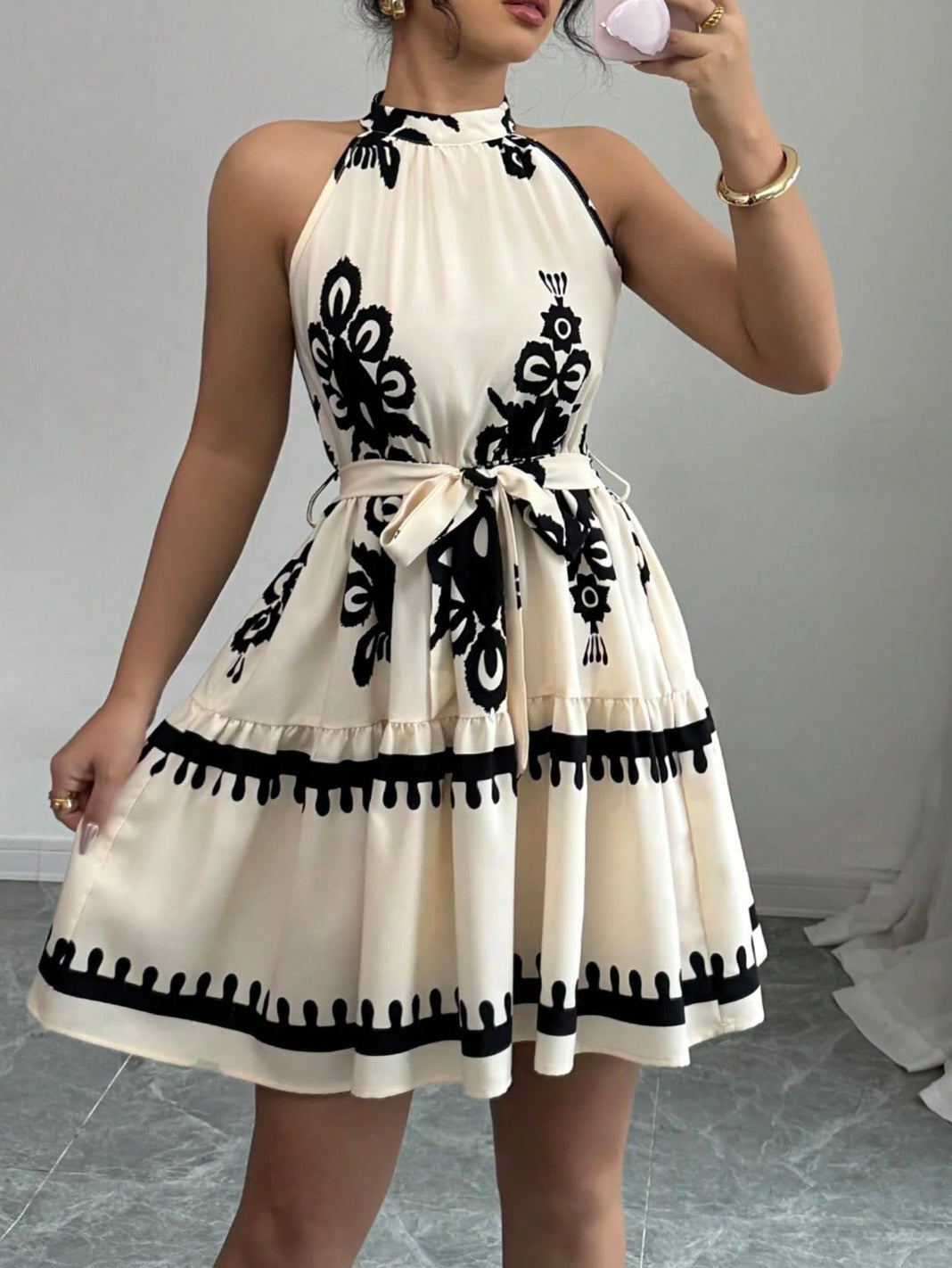 3386  Casual Mini Dress