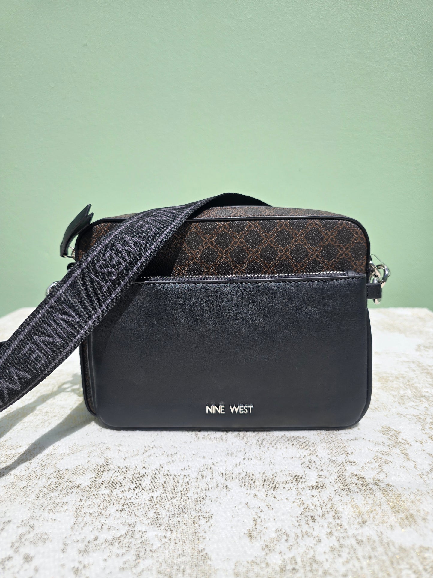 Nine West Crossbody with removable Convertible Pouch with Cloth Straps
