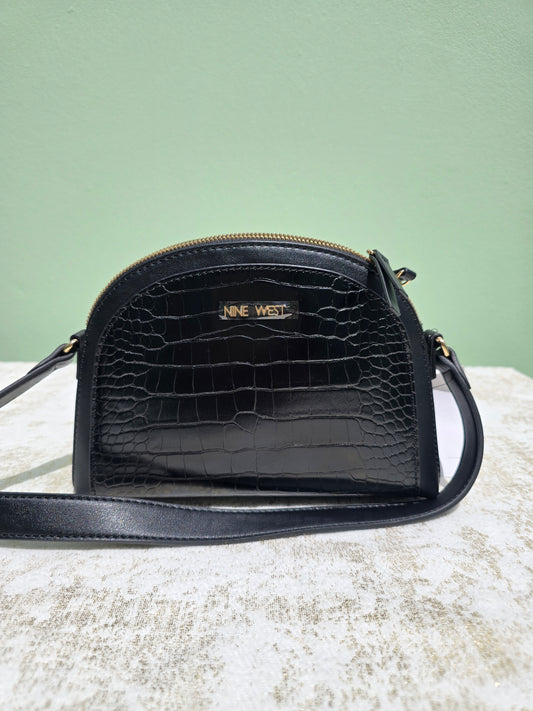 Nine West Triple Crossbody Dome Shape with double zipper