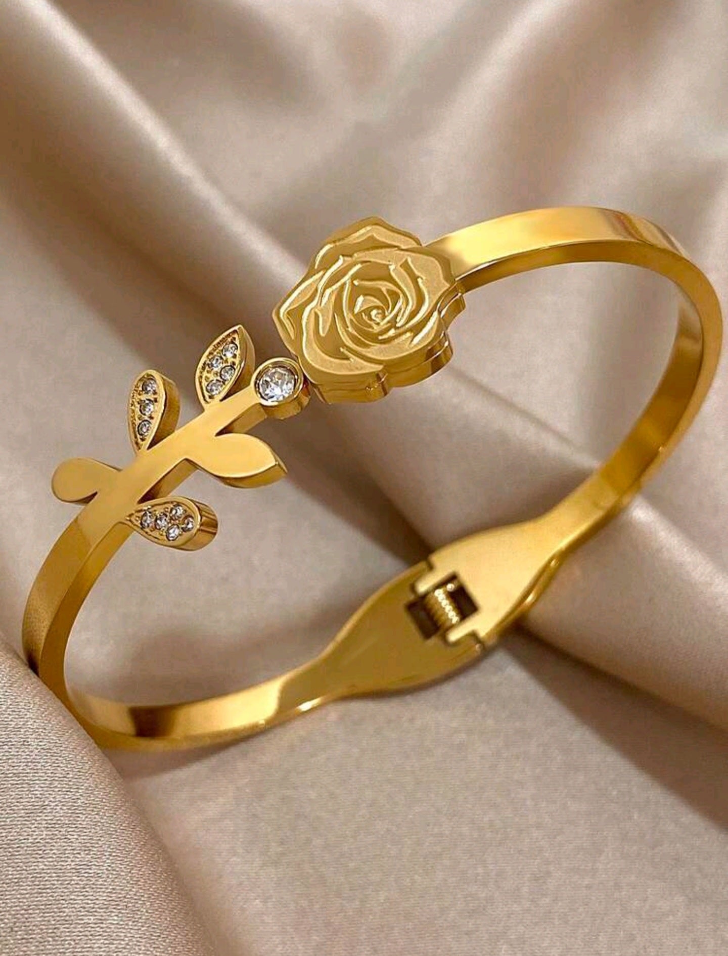 18K stainless steel bangle