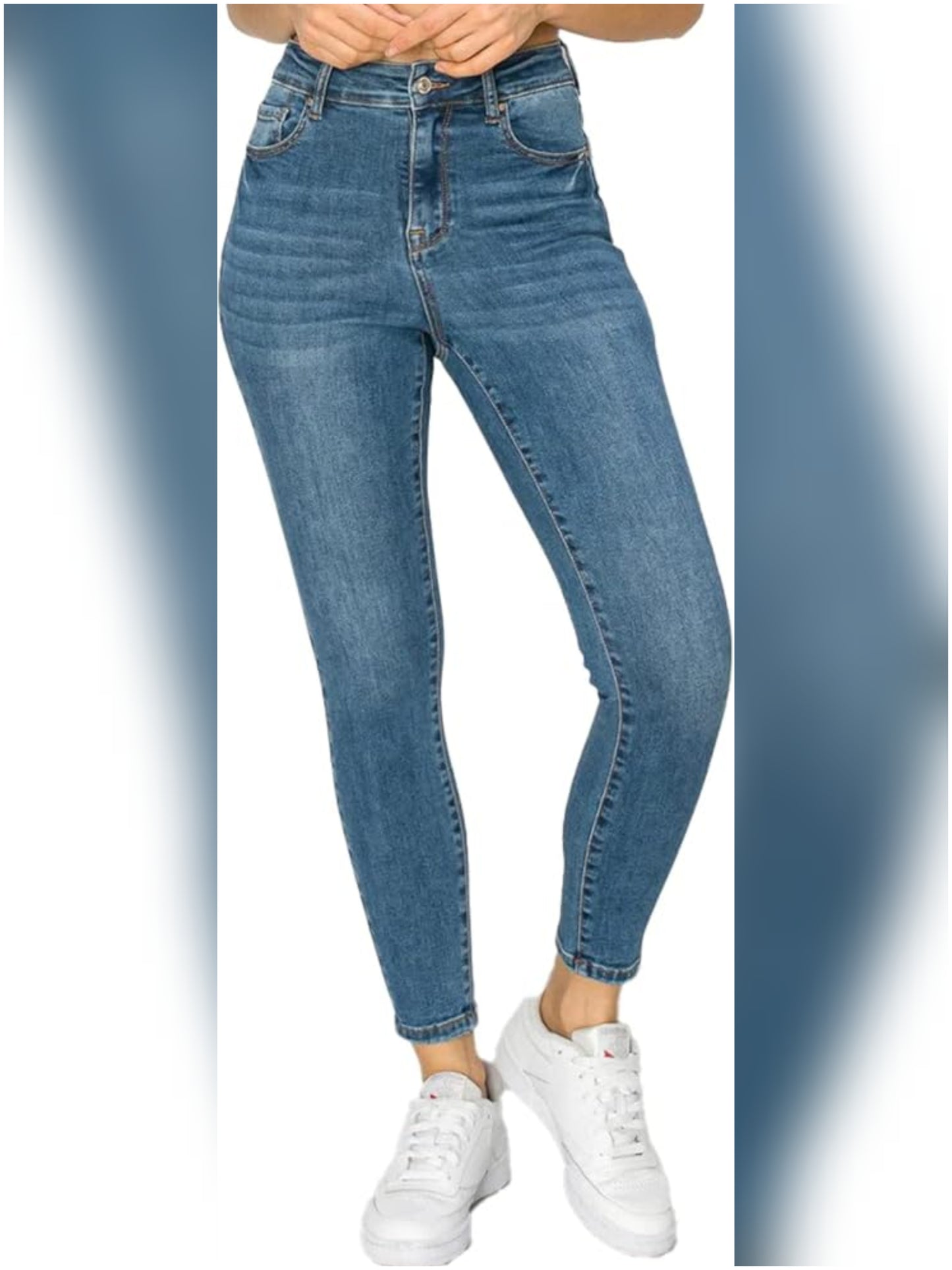 High Rise Skinny WAX Jeans (Small)
