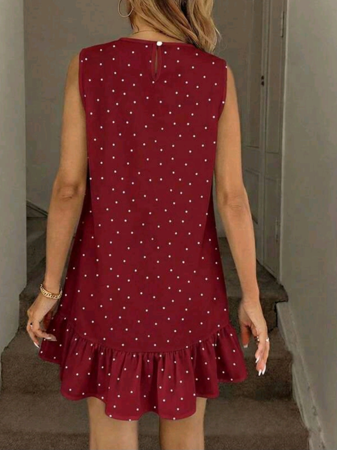 3805 Frill Hem Dress