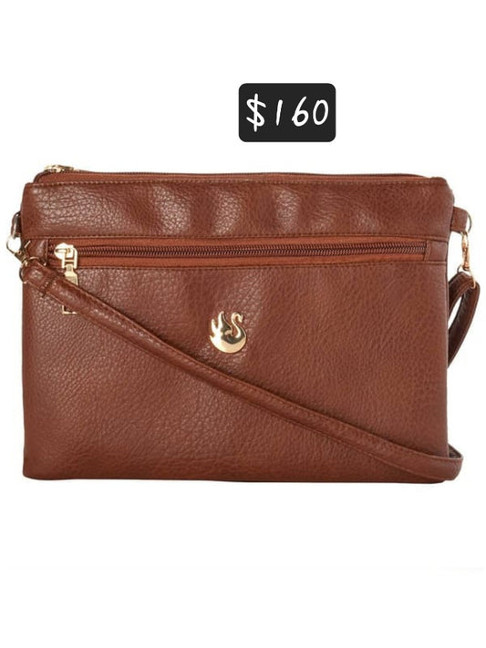 Double Zipper Crossbody Bag