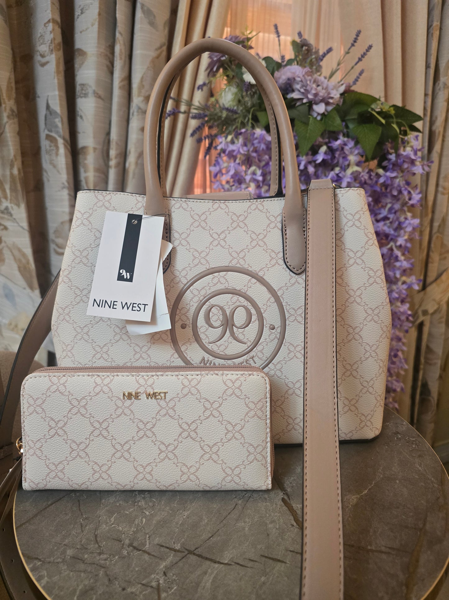 Nine West Combo with double compartment in handbag and snap closure - FREE DELIVERY