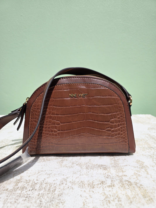 Nine West Triple Crossbody Dome Shape with double zipper
