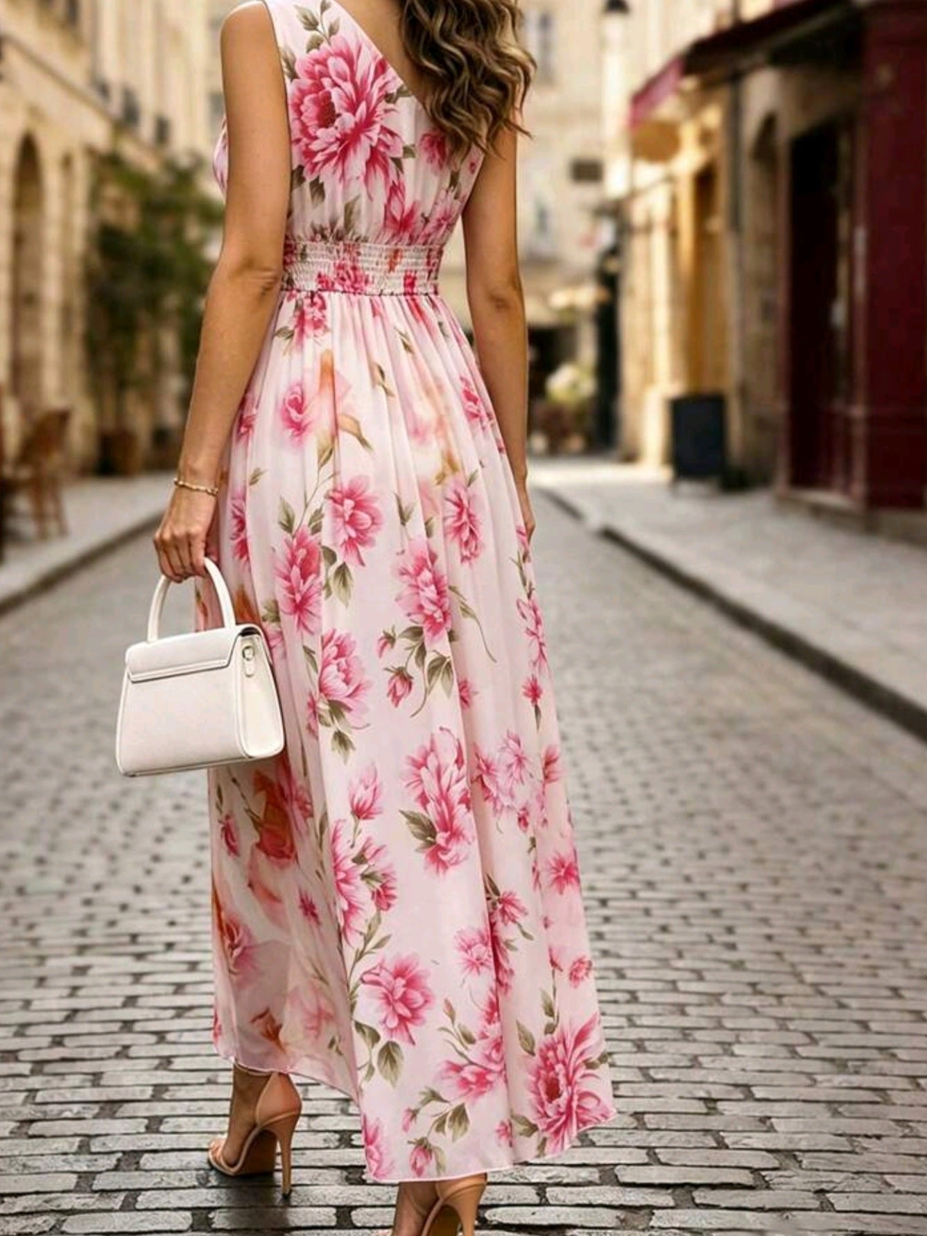 2924 Maxi Chiffon Dress
