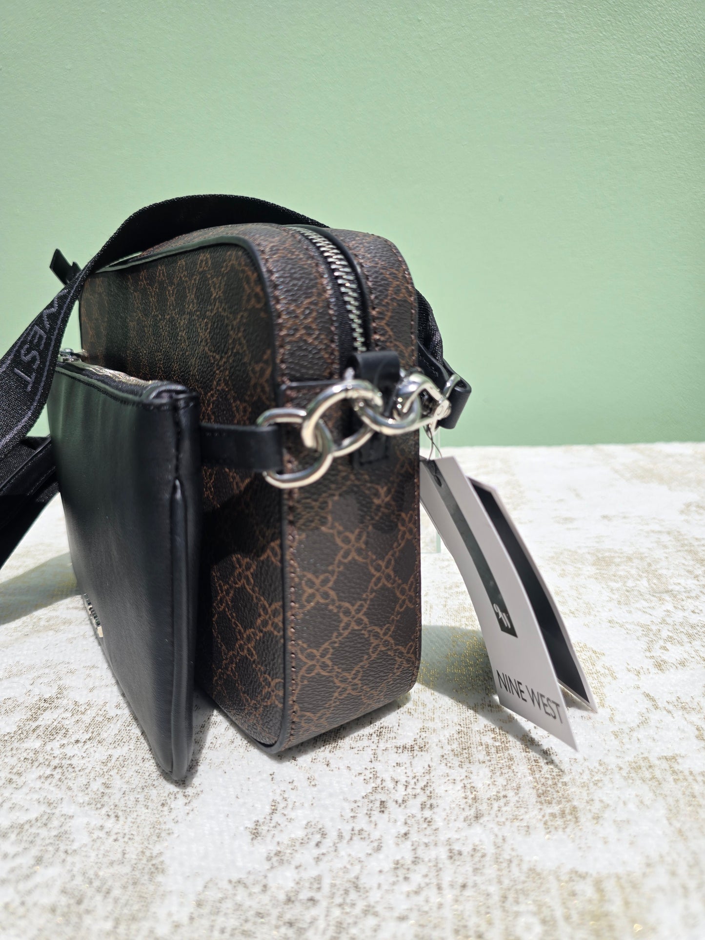 Nine West Crossbody with removable Convertible Pouch with Cloth Straps