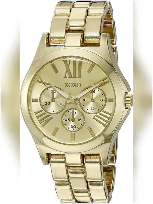 XO5864AZ XOXO Quartz Metal and Alloy Watch - Gold Tone
