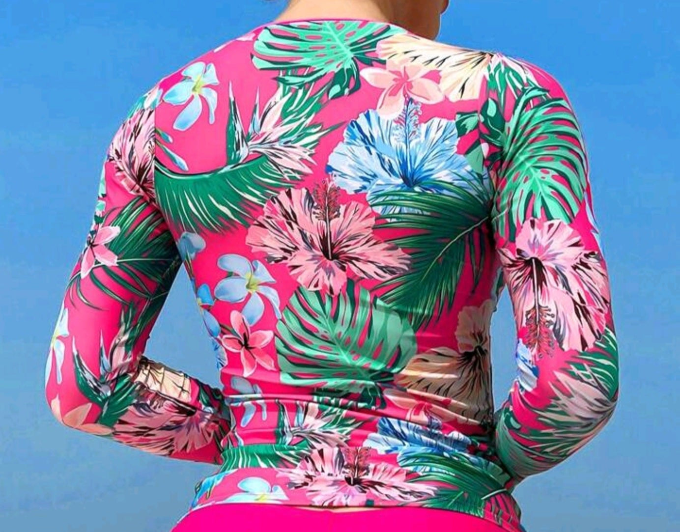 6131 Zip Front Tankini Top (ONLY)