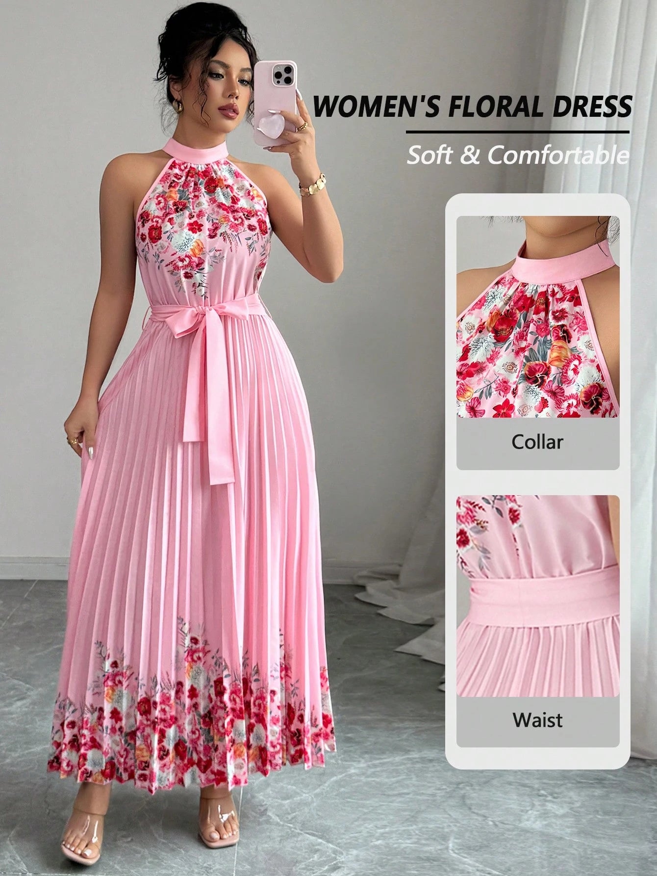 4201 Floral Maxi Dress