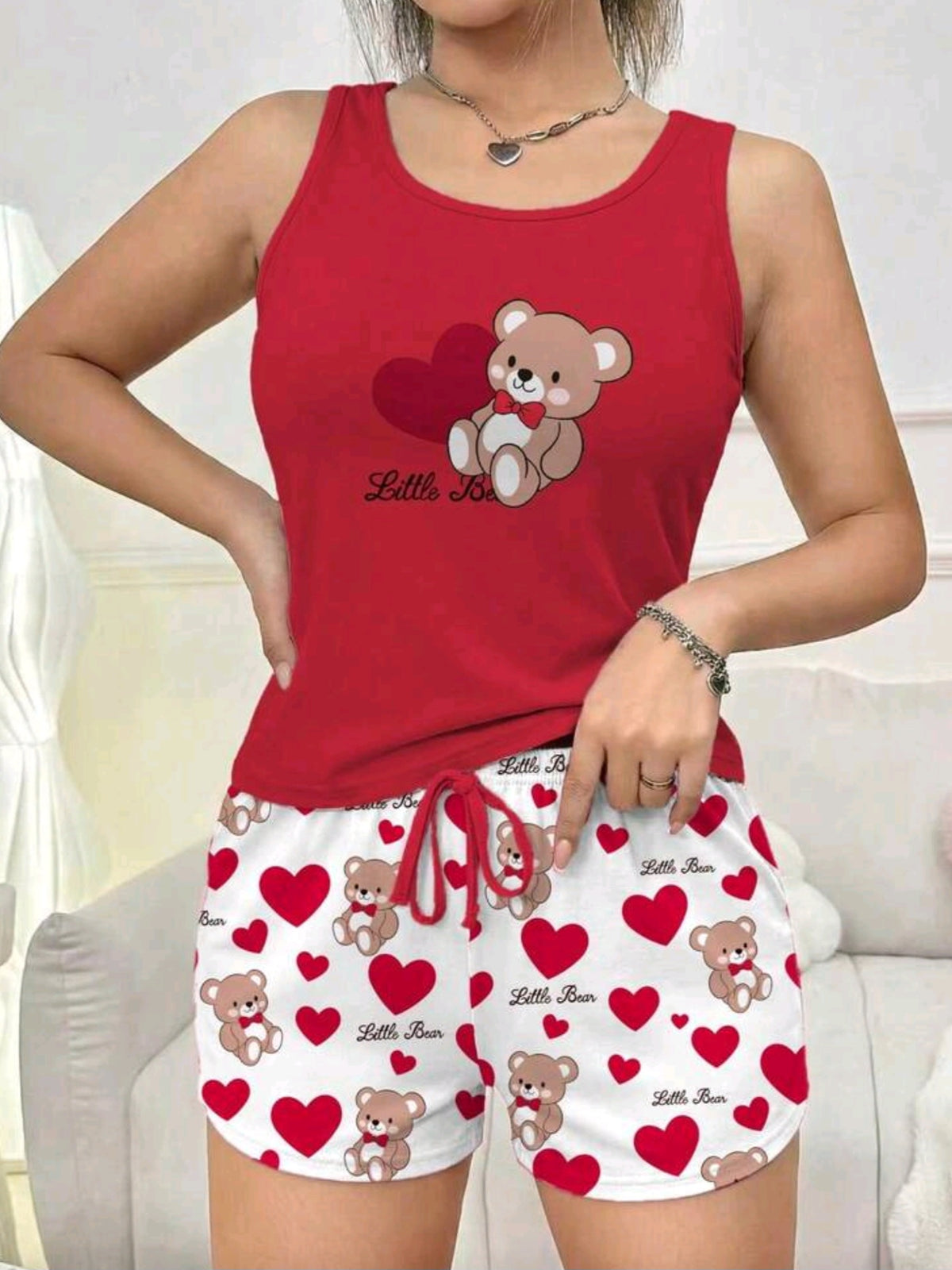 5819 2 piece pajama set