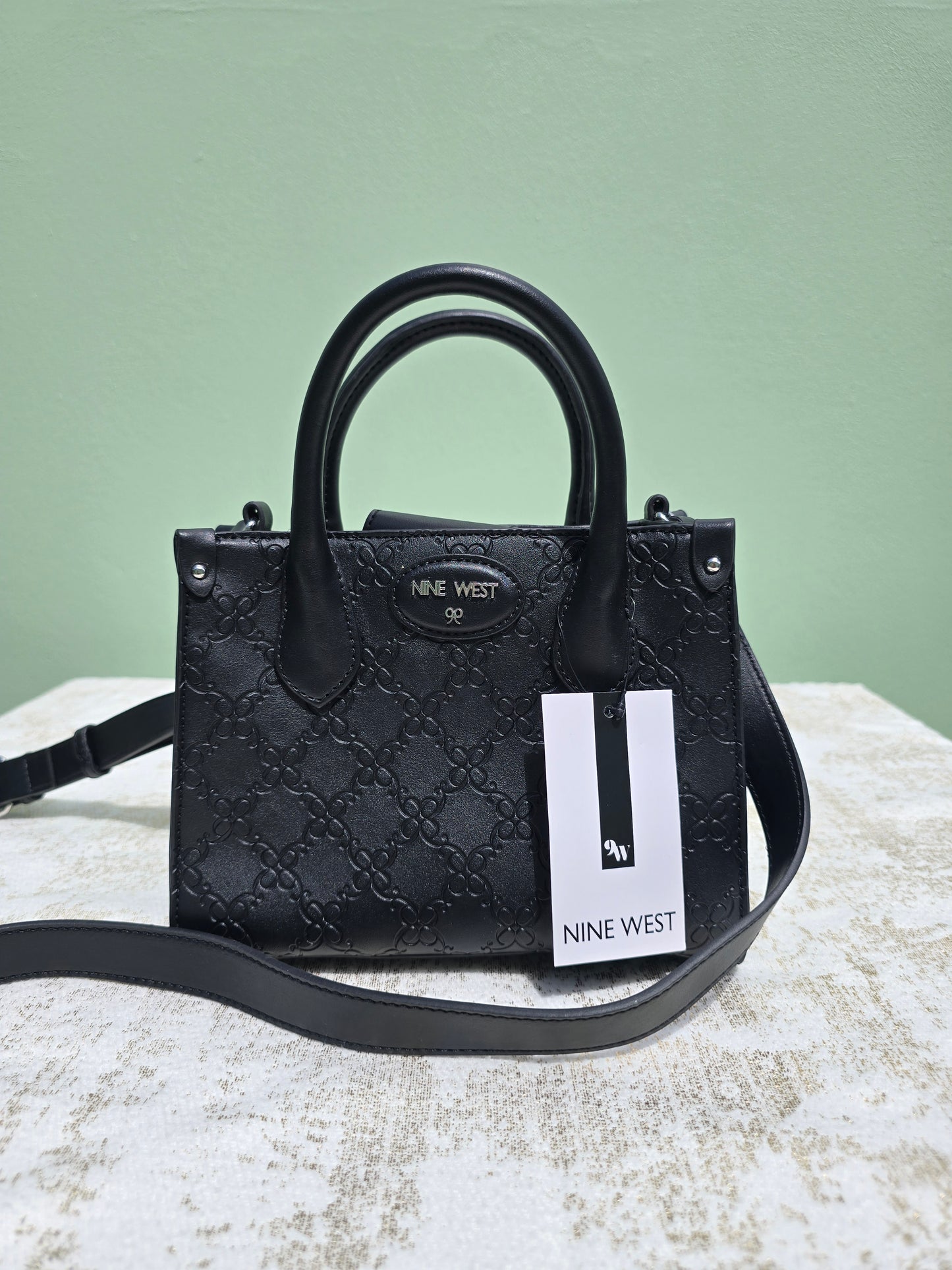 Nine West Crossbody black pattern