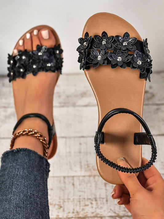 0906 Elastic Band Sandals